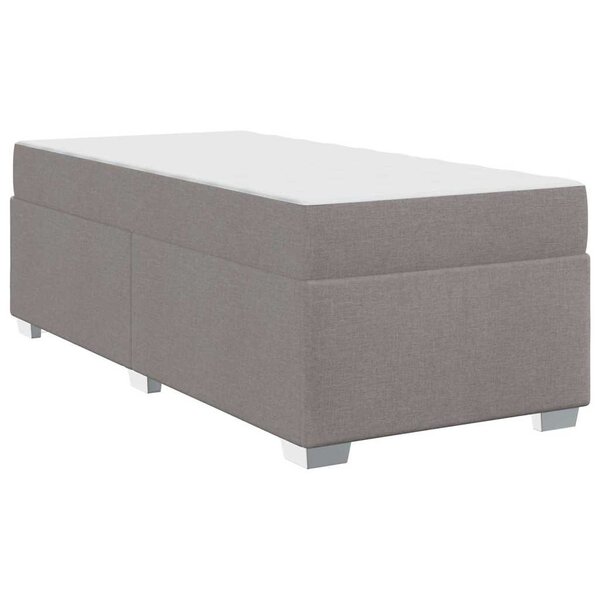 vidaXL Cadre de lit Taupe 80 x 200 cm tissu