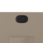 vidaXL Fauteuil inclinable Cappuccino Similicuir