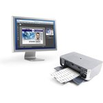 Boite 240 Badges BADGEFIX Imprimables Soie Autocollant 40 x 75 mm 200g Blanc DURABLE