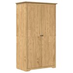 vidaXL Armoire BODO Marron miel 53 5 x 99 x 173 cm Bois d'ingénierie