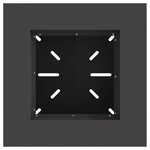 vidaXL Braise Noir 60 x 60 x 50 cm Acier laminé à froid