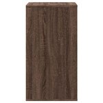 vidaXL Commode d'angle chêne marron 60x41x76 cm bois d'ingénierie