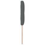 vidaXL Tête de lit avec tête de lit Gris foncé 90 cm Cuir synthétique