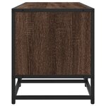 vidaXL Meuble TV chêne marron 240x35x41 cm bois d'ingénierie