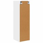 vidaXL Meuble TV mural 2 Pièces Blanc 30 x 31 x 100 cm Bois d'ingénierie