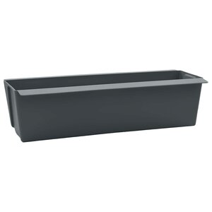 vidaXL Caisses à fleurs pour palettes Euro 24 pc Gris Polypropylène