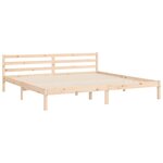 vidaXL Cadre de lit sans matelas bois massif