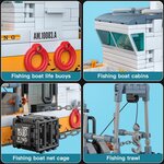 Mould King 10083 - Bateau de pêche