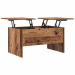 vidaXL Table basse Bois Ancien 102 x 50 5 x 46 5 cm Bois d'ingénierie