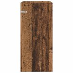 vidaXL Meuble sous lavabo de salle de bain Bois ancien