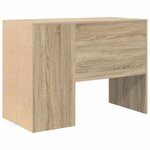 vidaXL Bureau Chêne sonoma 102 x 50 x 75 cm Bois d'ingénierie