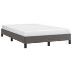 vidaXL Cadre de lit gris 120x190 cm similicuir