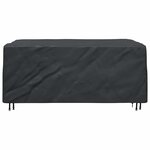 vidaXL Housse pour mobilier d'extérieur Noir 230 x 165 x 80 cm 210D