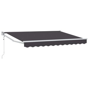 vidaXL Auvent rétractable électrique Anthracite 3 x 2 m