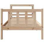 vidaXL Cadre de lit sans matelas 90x190 cm bois de pin massif