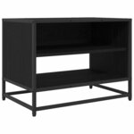 vidaXL Meuble TV Chêne noir 61 x 40 x 46 cm Bois d'ingénierie