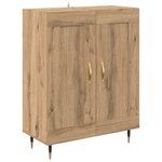 vidaXL Haut Armoire Chêne artisanal 69 5 x 34 x 180 cm
