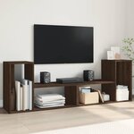 vidaXL Meubles TV 2 Pièces chêne marron 75x30x50 cm bois ingénierie
