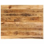 vidaXL Dessus de table 110x80x2 5cm bord vif bois massif manguier brut
