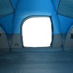 vidaXL Tente à dôme 11 personnes bleu imperméable