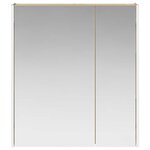 vidaXL Armoire Miroir de Salle de Bain Chêne artisan
