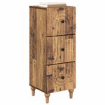vidaXL Armoire à tiroirs 33 x 34 5 x 90 cm Bois d'ingénierie