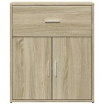 vidaXL Buffets 2 Pièces chêne sonoma 60x31x70 cm bois d'ingénierie