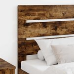 vidaXL Tête de lit Chêne fumé 100 cm Bois d'ingénierie