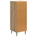vidaXL Buffet Chêne artisanal 33 x 34 5 x 89 5 cm Bois d'ingénierie