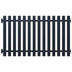 vidaXL Panneau clôture Anthracite 170 5x150 cm Acier enduit de poudre