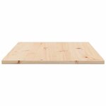vidaXL Dessus de table 80x50x1 7 cm rectangulaire bois de pin massif