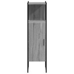 vidaXL Armoire de salle de bain sonoma gris 33x33x120 5 cm