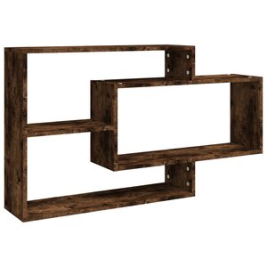vidaXL Étagère murale chêne fumé 104x20x58 5 cm bois d'ingénierie