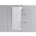 vidaXL Clôture de pelouse 15 Pièces Acier galvanisé 100x20 cm