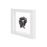 Cadre Nimbus Eco pour objets de collections. Couleur - Blanc
