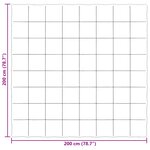 vidaXL Duvet d'hiver 200 x 200 cm Hiver Microfibre (100  polyester)