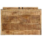 vidaXL Buffet 55x35x70 cm Bois massif Mangue brut