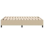 vidaXL Lit à sommier tapissier Vert clair Grey 140x200 cm Tissu en velours côtelé