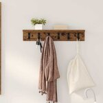 vidaXL Porte-manteau mural Bois ancien 60 x 10.5 x 10.5 cm
