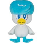 Jazwares PKW3352 - Pokémon Quaxly Plush - Peluche 20 3 cm avec détails authentiques