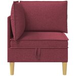 vidaXL Sofa avec rangement Tissu