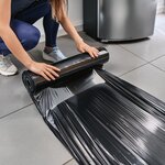 Pack And Move - Lot 2 Rouleaux Film Étirable - 300 M - Noir - Film Déménagement Film Emballage Film Palette Film Protection