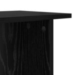 vidaXL Table basse Chêne noir 40 x 30 x 49 cm Bois d'ingénierie