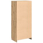 vidaXL Garde-robe chêne artisanal 80x52x180 cm bois d'ingénierie