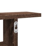 vidaXL Étagères murales 2Pièces chêne marron 38x12x38cm bois d'ingénierie