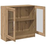 vidaXL Bibliothèque chêne artisanal 82 5x30 5x80 cm bois d'ingénierie