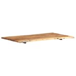 vidaXL Dessus de table Bois d'acacia massif 100x(50-60)x2 5 cm