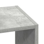 vidaXL Bibliothèques 2 Pièces empilable gris béton bois d'ingénierie