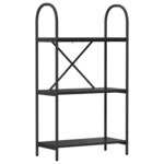 vidaXL Étagère Chêne noir 60 x 30 x 109 cm Bois d'ingénierie