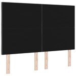 Tête de Lit vidaXL Design Blocs Diamants Gris Foncé 144 cm Tissu